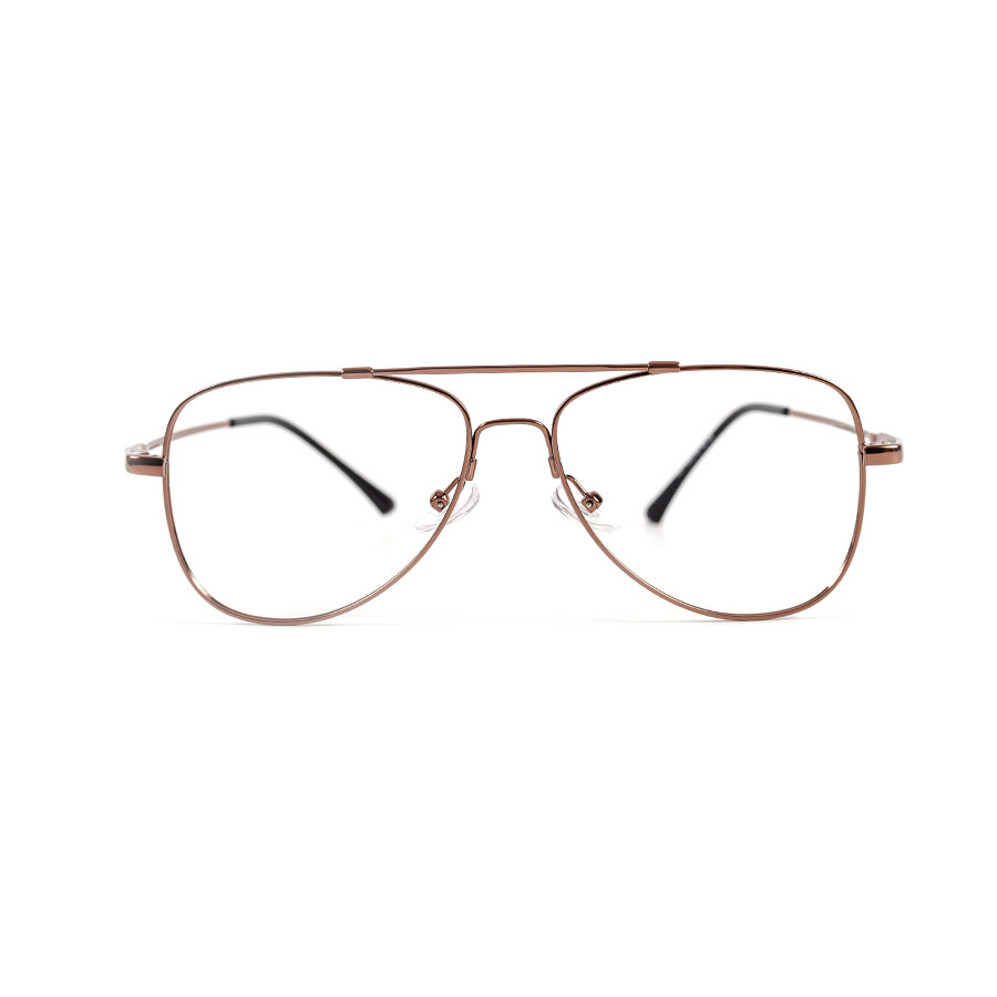 3032 Cobre lentes oftálmicos metálicos grandes para hombre – Opticas París