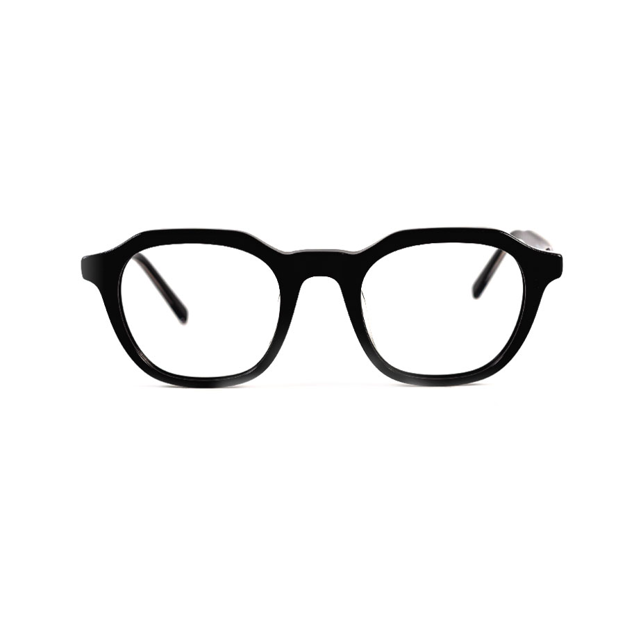 94338 Negro Matte lentes oftálmicos de acetato para hombre – Opticas París